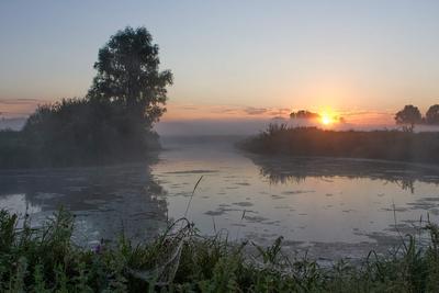 Красивый рассвет фото у озера | Ваша Сербия