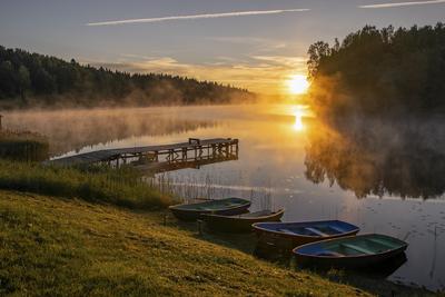 Рассвет на озере :: Александр – Социальная сеть ФотоКто