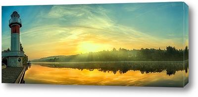 Рассвет на реке Дон, Липецкая область | Пикабу