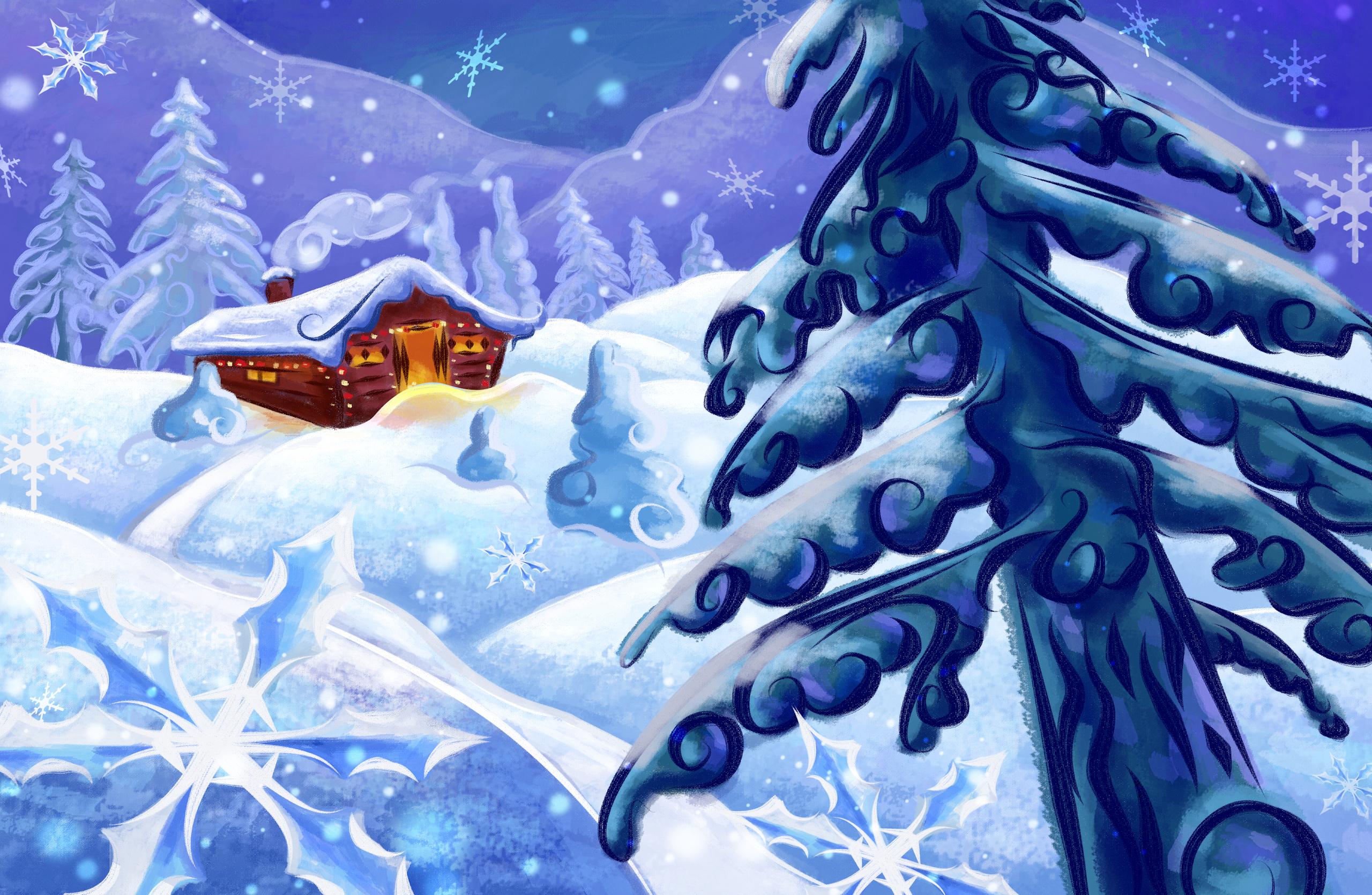 Зимние каникулы. Мальчик с санками на горке. Рисунок зима карандашом.  Рисунок зимние забавы. Карандаши и краски. | Карандаши и краски | Дзен