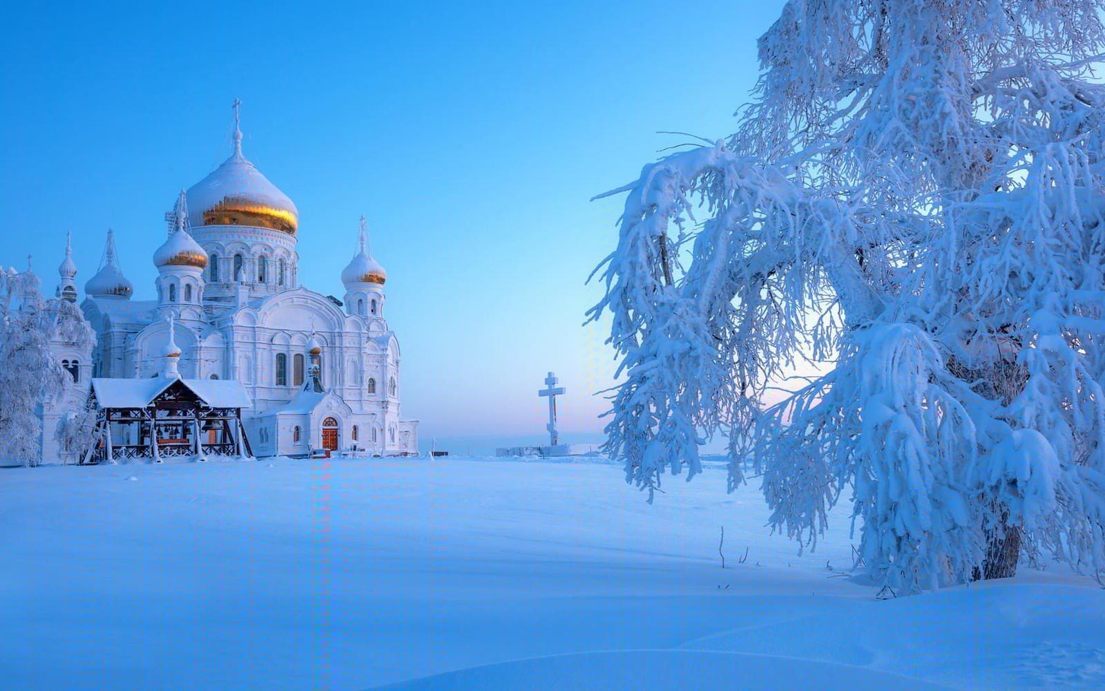 Настоящая русская зима в Мурманской области | Пикабу