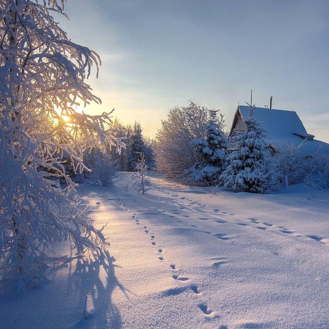 Настоящая русская зима (57 фото) - 57 фото