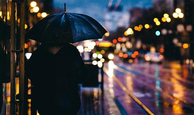 50 красивых фото дождя за окном в городе, на природе и не только