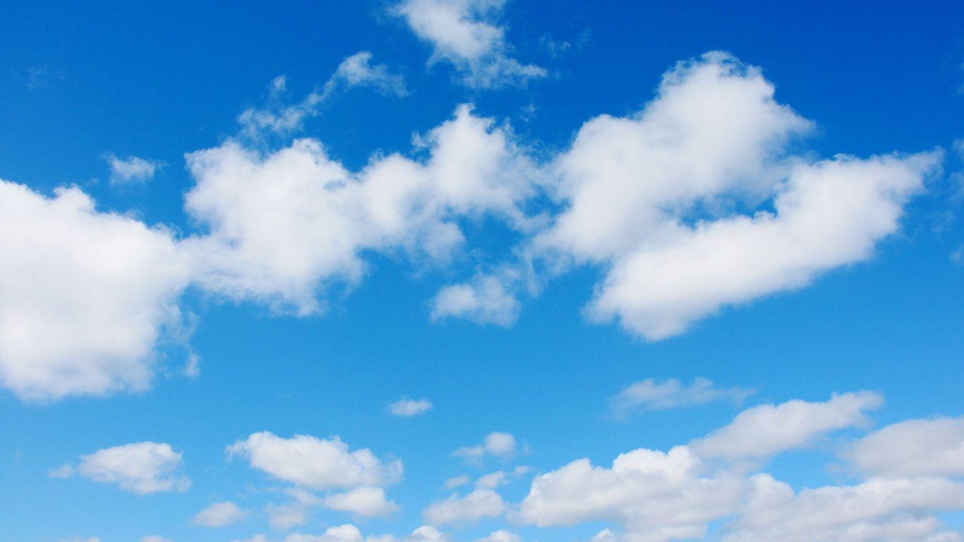 Синее небо с облаками | Blue sky wallpaper, Clouds, Blue sky background