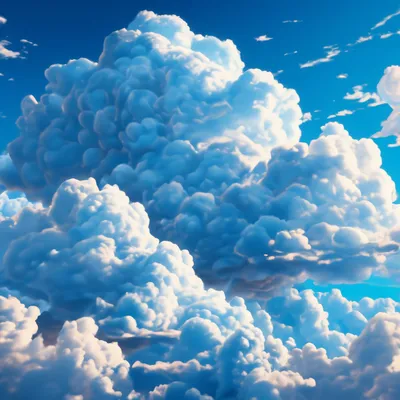 синее небо, Голубое небо и белые облака, небо, чистый фон картинки и Фото  для бесплатной загрузки
