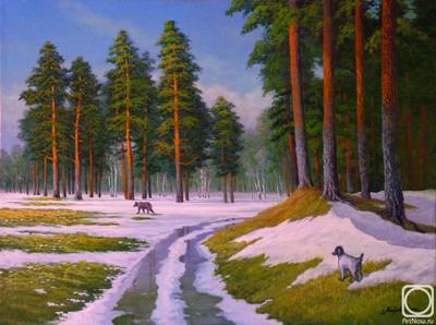 Солнечная весна» картина Литвиненко Геннадия маслом на холсте — заказать на  ArtNow.ru