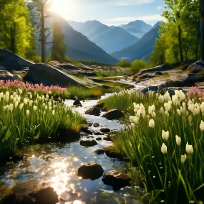 Весна природа солнце, красиво, …» — создано в Шедевруме