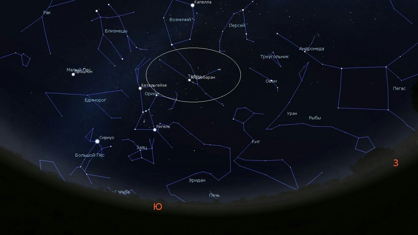 Какие созвездия можно увидеть в небе над Новороссийском