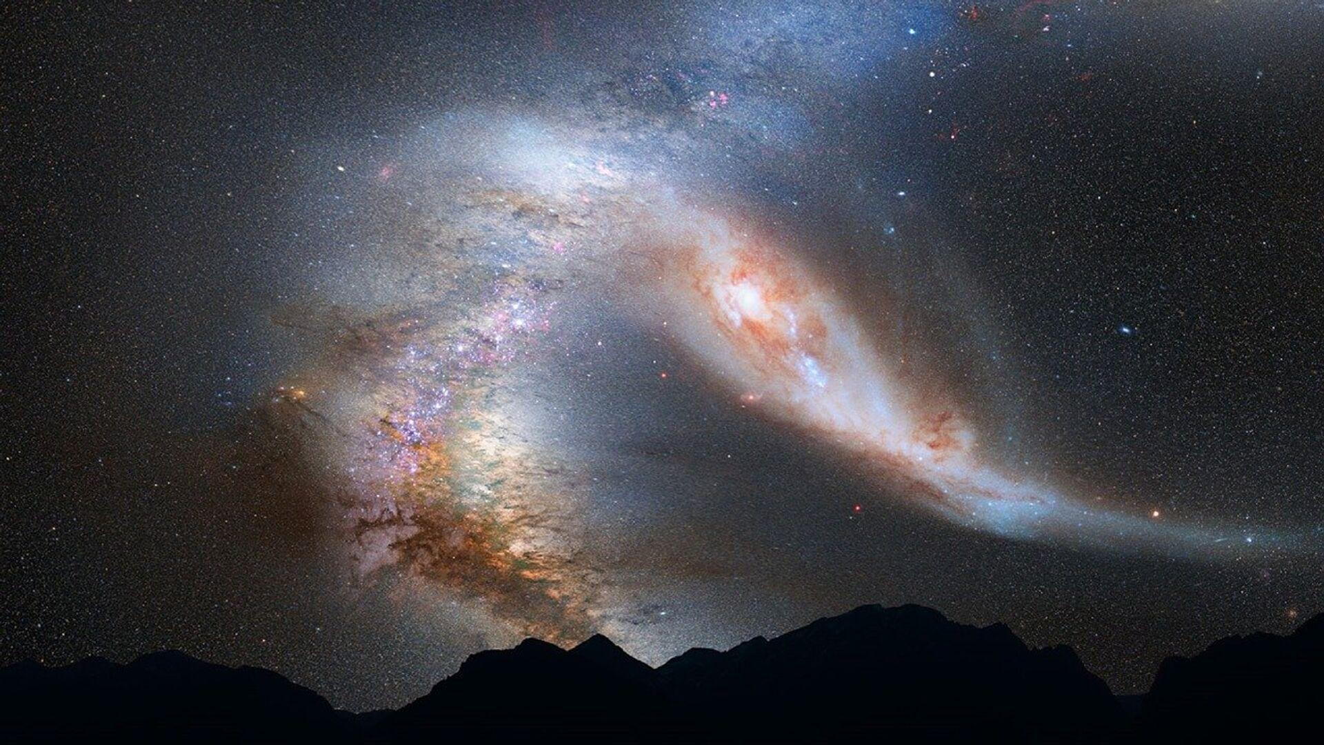 Звёздное небо, ночь, созвездия, …» — создано в Шедевруме