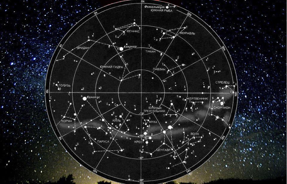 Карта-пазл астрономический АГТ Геоцентр Звездное небо и созвездия Северного  и Южного полушария купить по цене 2150 ₽ в интернет-магазине Детский мир