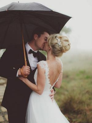 Свадебная фотосессия под дождём