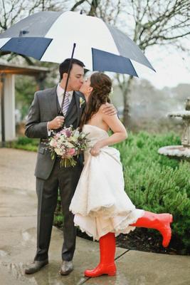 Свадебная фотосессия если на улице дождь!