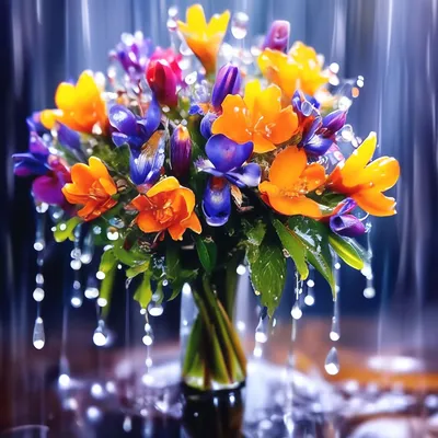 Дождь цветы :: Николай Галкин – Социальная сеть ФотоКто