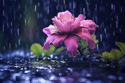 Цветы Под Дождем (Полевые), Картина - Светлана Егжова | Artmajeur