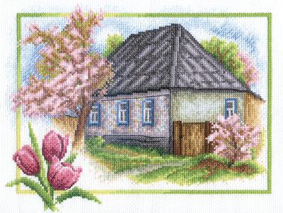 Онлайн пазл «Весна в деревне»
