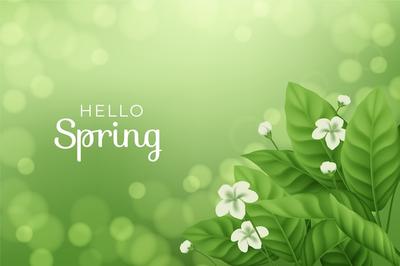 Цветущие Весенние Цветы Весна — стоковая векторная графика и другие  изображения на тему Абстрактный - Абстрактный, Векторная графика, Весна -  iStock