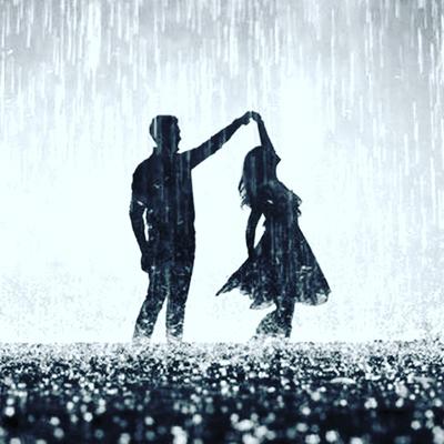 Картина по номерам \"Любовь под дождем\"