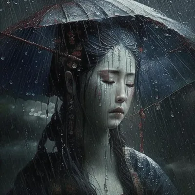 Молодая женщина под дождем в летний день Стоковое Изображение - изображение  насчитывающей счастливо, падение: 205155659