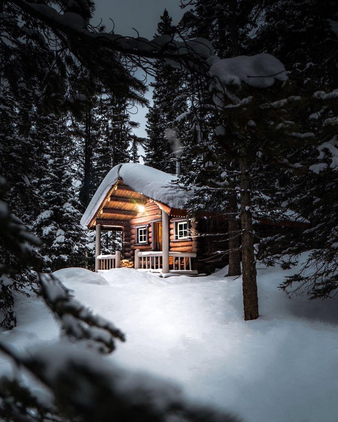Дом в снегу (57 фото) - 57 фото