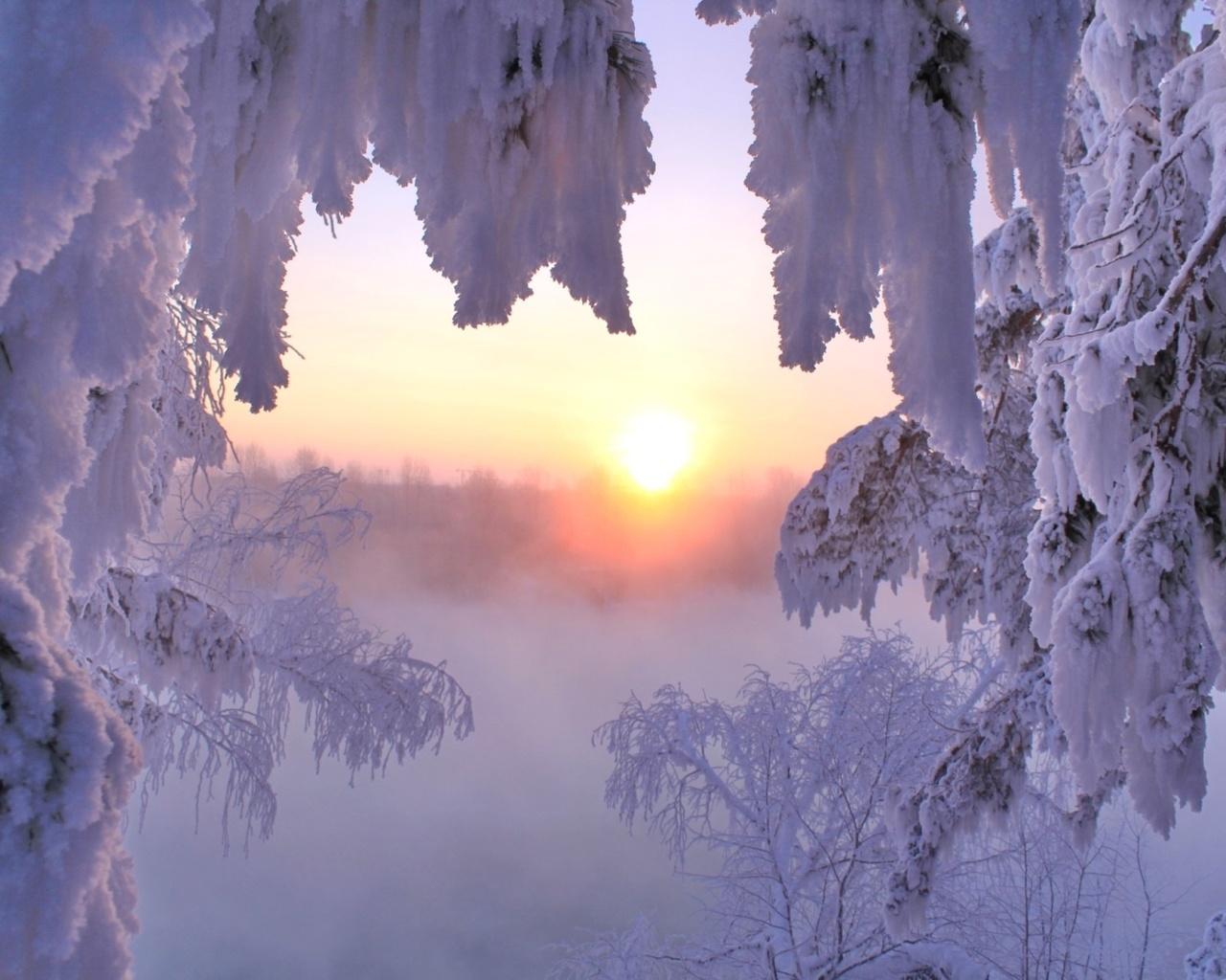 Купить картину Зимнее солнце в Москве от художника Конин Анатолий