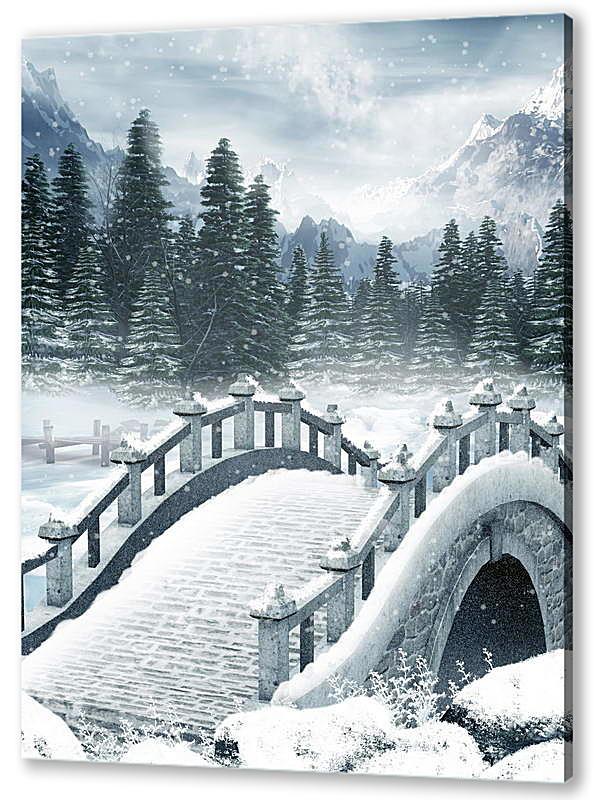 Арты зима дед мороз (48 фото) » Картинки, раскраски и трафареты для всех -  Klev.CLUB