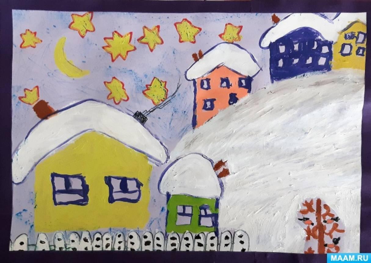 Рисунок Зимушка зима №271045 - «Новогодние фантазии» (16.12.2021 - 15:01)