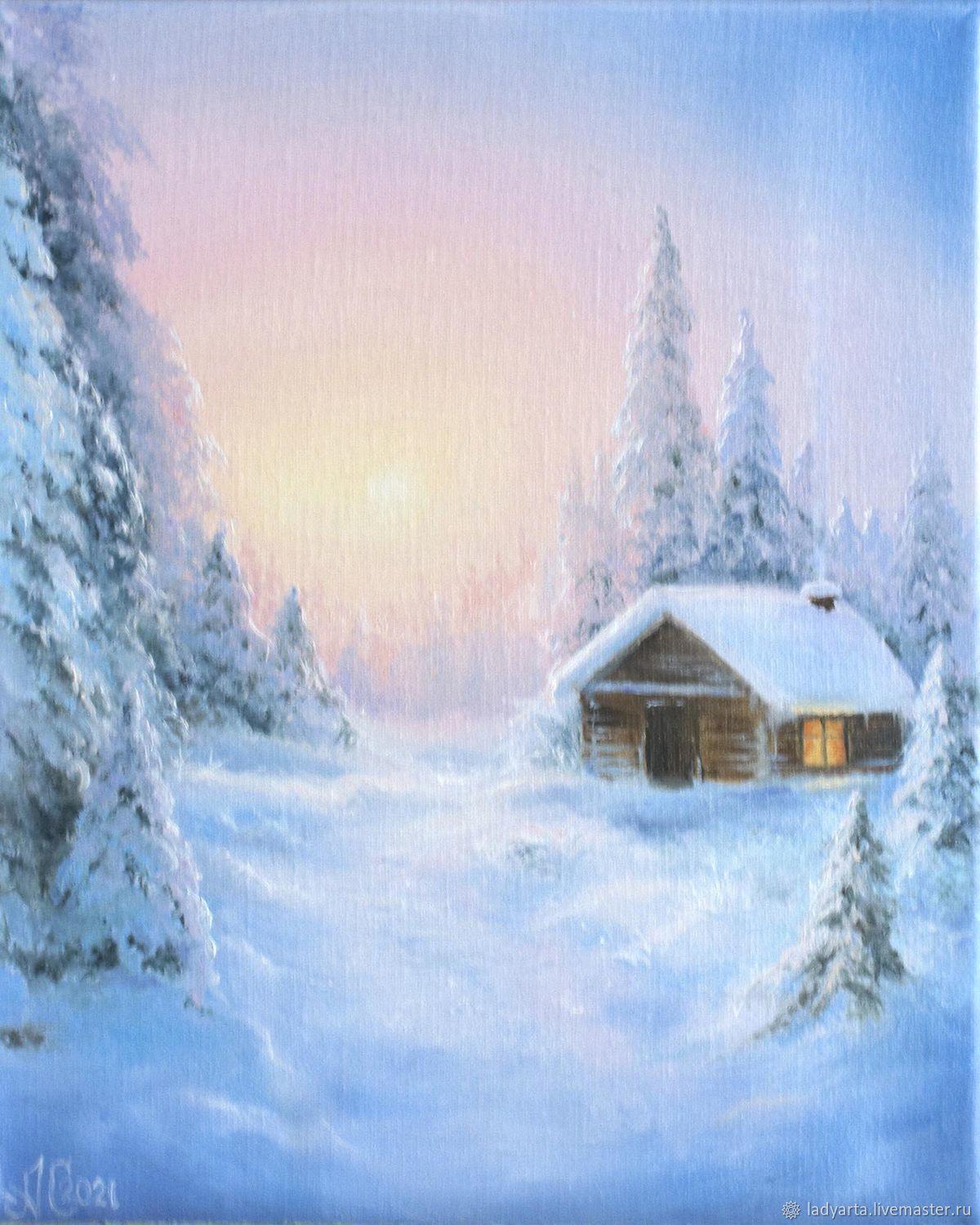 Купить картину Зимняя сказка в Москве от художника Конин Анатолий