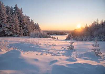 Зимний рассвет - фото автора Колос на сайте Сергиев.ru