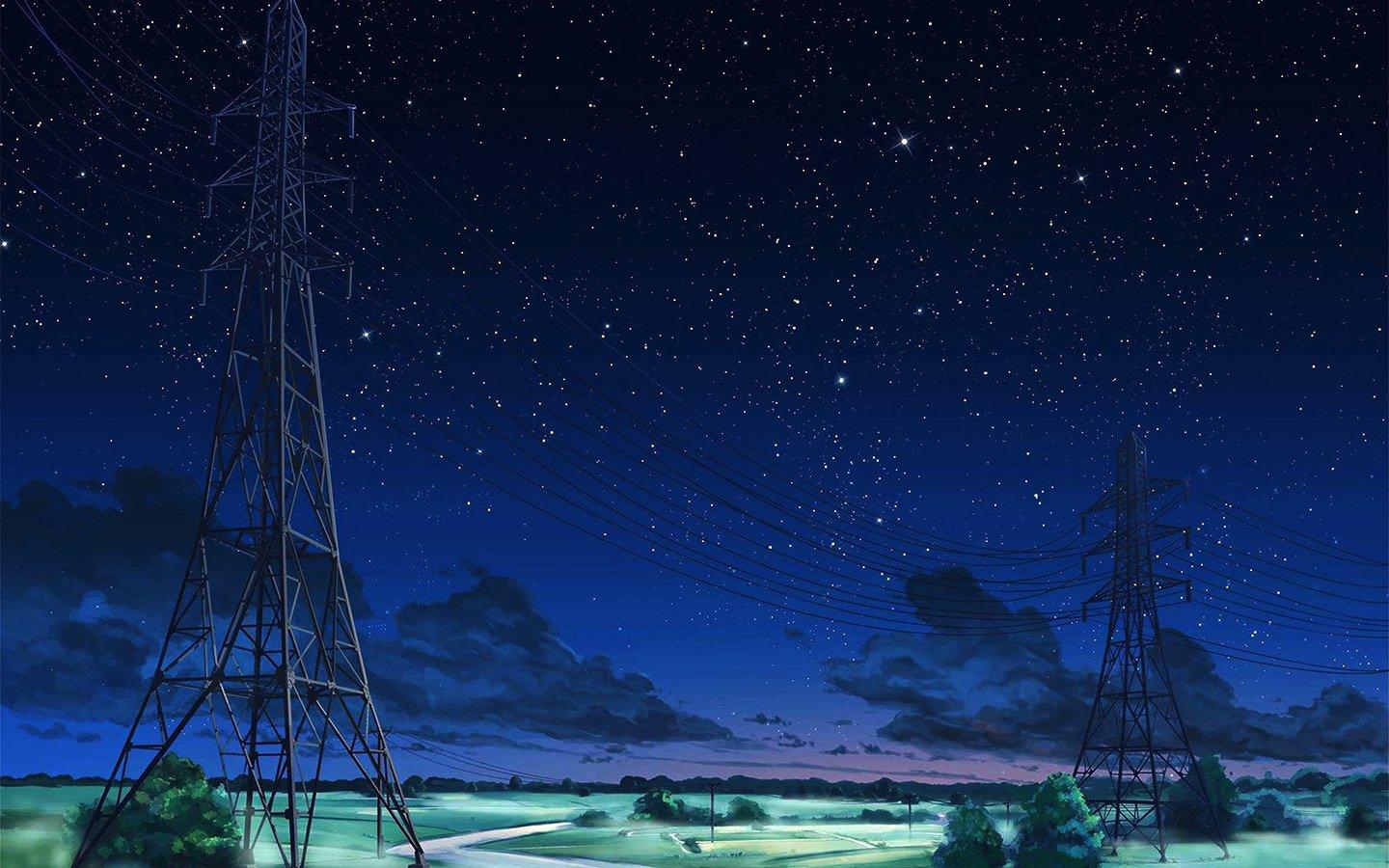 Картина по номерам \"Аниме. Звездное небо\", на холсте с подрамником, 40 х 50  см купить по цене 499 ₽ в интернет-магазине KazanExpress