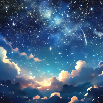 Звёздное небо» — создано в Шедевруме
