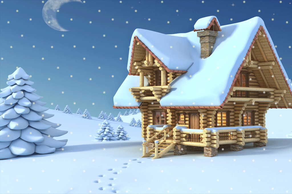 Зима - Зима - Повседневная анимация - Анимация - SuperGif