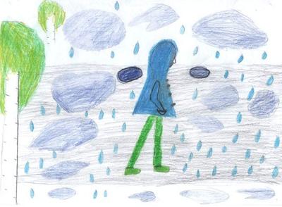 Скачать картинки Дети осень дождь, стоковые фото Дети осень дождь в хорошем  качестве | Depositphotos