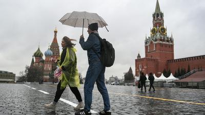 Сильный дождь с порывистым ветром обрушился на Москву – Москва 24,  17.09.2020