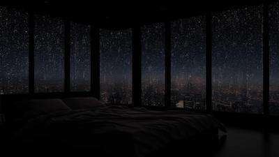 ночью в окно падает дождь. окно гостиной в сезон дождей Стоковое Фото -  изображение насчитывающей отражение, поверхность: 220151224