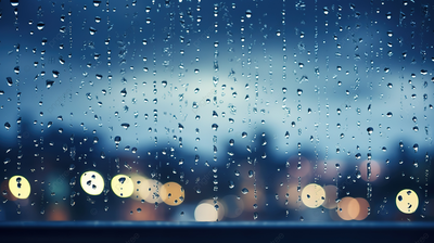 Полнокадровый снимок капель дождя на стекле · Бесплатные стоковые фото
