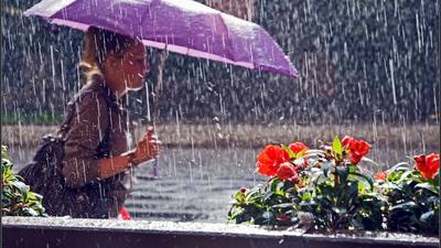 Красивый летний дождь» — создано в Шедевруме
