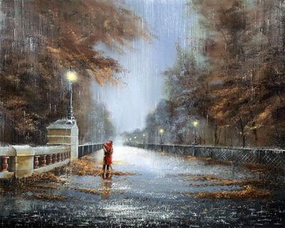 Стихотворение «Я, не люблю осенний дождь», поэт Архангельский Виктор