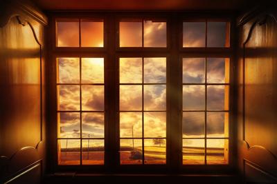Вид из окна на рассвет» — создано в Шедевруме