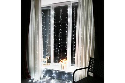 Гирлянда новогодняя занавес штора дождь к рождеству на окно Neon-Night  9530999 купить за 1 313 ₽ в интернет-магазине Wildberries