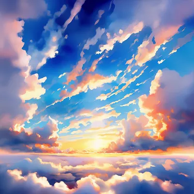 Небо Рисунок (52 Фото)