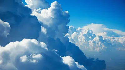 Красивое Небо С Белыми Облаками — стоковые фотографии и другие картинки Небо  - Небо, Синий, Облако - iStock
