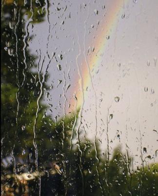 Летний дождь и Радуга - 76 фото