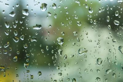 Дождь на стекле. | Пикабу