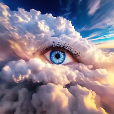 Глаз в небе стоковое изображение. изображение насчитывающей тайна - 56063531