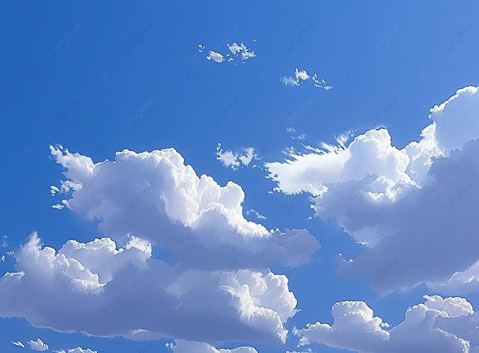 белые и серые облака на фоне голубого неба Stock Photo | Adobe Stock