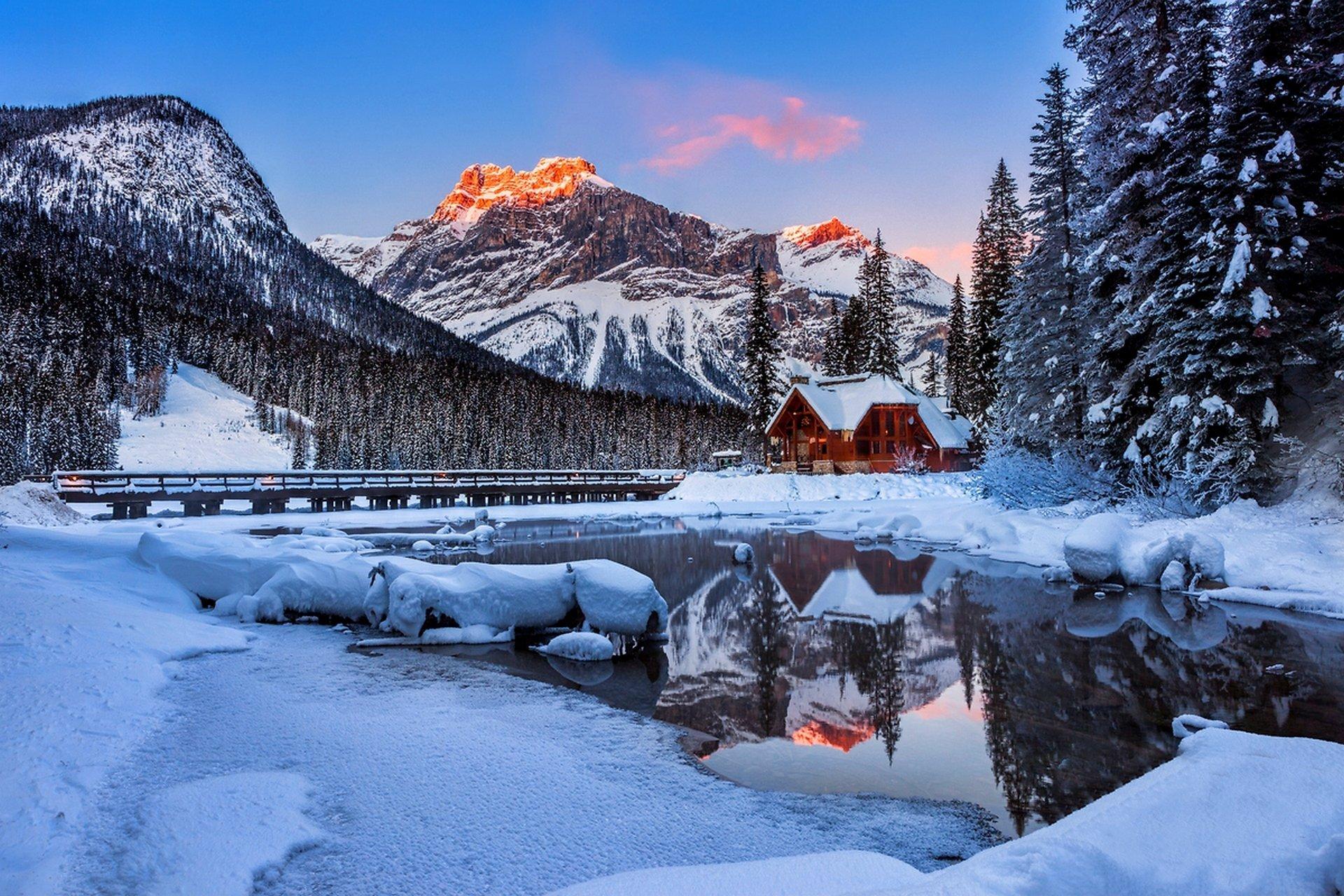 Зимние горы обои - 67 фото