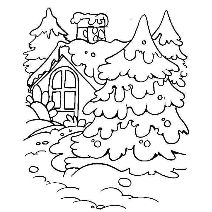 Рисунок Зима 1 Класс (49 Фото)