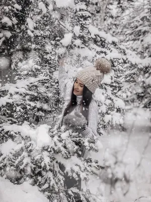 Выбор зимних образов: скачивайте фото в JPG, PNG, WebP | Красивых девушек  зимой на аву Фото №785616 скачать