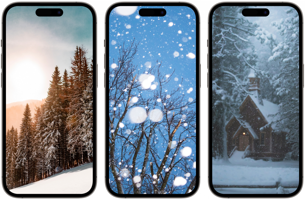 Зимний снег обои для мобильного телефона изображение_Фото номер  400790480_JPG Формат изображения_ru.lovepik.com