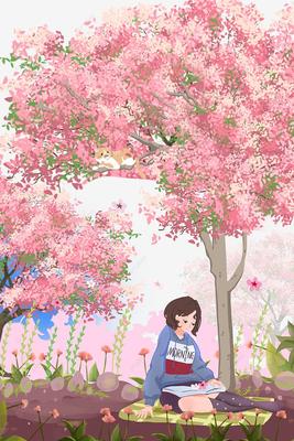 Постер Девушка-весна (Spring girl) на стену купить от 290 рублей в  арт-галерее DasArt